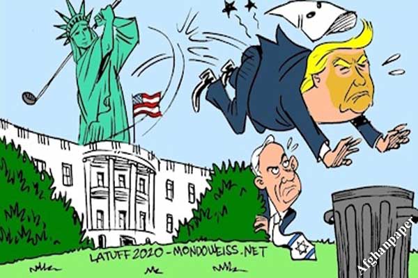 ترامپ در کاریکاتورهای روز