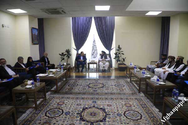 وزیر صنعت و معدن ایران در کابل
