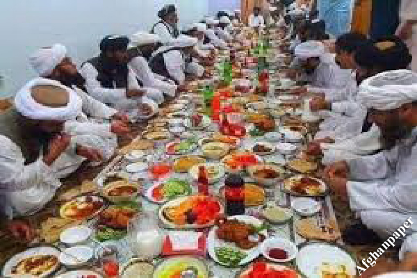 سفره های طالبانی