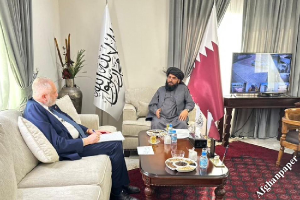 سهیل شاهین با نماینده ویژه پولند در قطر