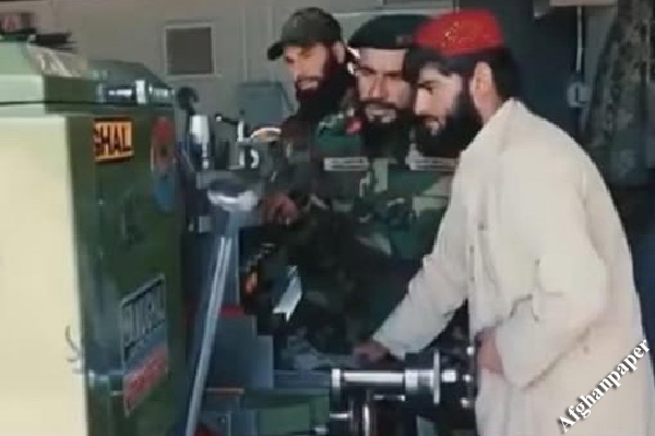 طالبان کارخانه تولید و ترمیم سلاح و پهپاد