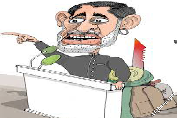 کاریکاتور با کرزی و غنی و عبدالله