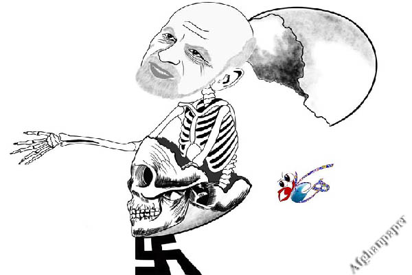 کاریکاتور با کرزی و غنی و عبدالله