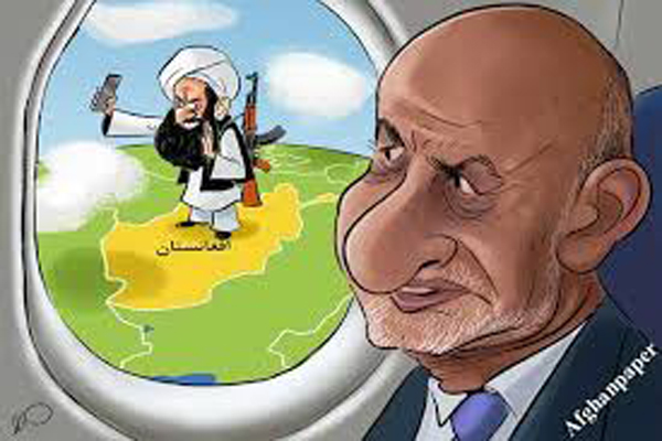 کاریکاتور با کرزی و غنی و عبدالله