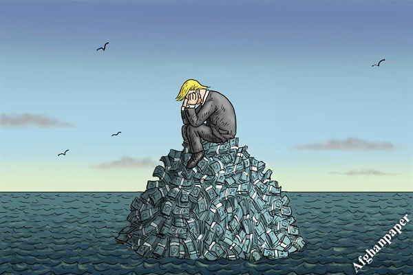 ترامپ در قاب کاریکاتور