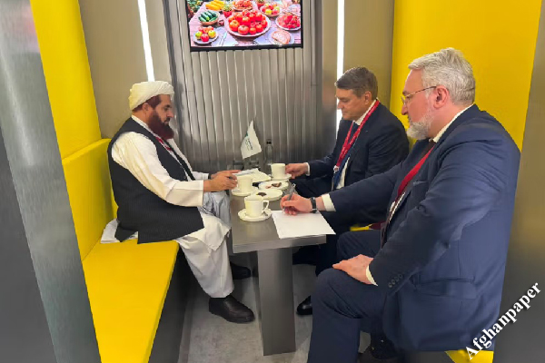 سفیر طالبان با معاون نخست وزیر روسیه